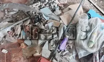 Извозване на строителни отпадъци в чували в Харманли